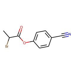 2-Bromopropionic acid, 4-cyanophenyl ester