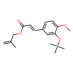 2-Methyl-2-propenyl (E)-isoferulate, TMS