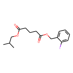 Glutaric acid, 2-iodobenzyl isobutyl ester