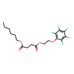 Succinic acid, hexyl 2-(pentafluorophenoxy)ethyl ester