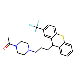 Flupenthixol M (desalkyl-dihydro-), monoacetylated