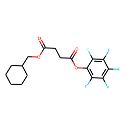Succinic acid, cyclohexylmethyl pentafluorophenyl ester