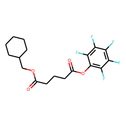 Glutaric acid, cyclohexylmethyl pentafluorophenyl ester