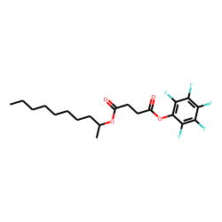 Succinic acid, dec-2-yl pentafluorophenyl ester