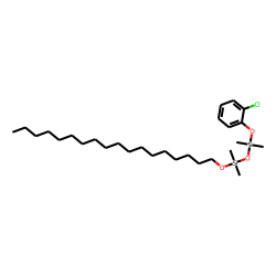 Silane, dimethyl(dimethyl(2-chlorophenoxy)silyloxy)octadecyloxy-