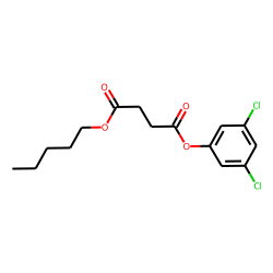 Succinic acid, 3,5-dichlorophenyl pentyl ester