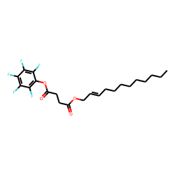 Succinic acid, dodec-2-en-1-yl pentafluorophenyl ester