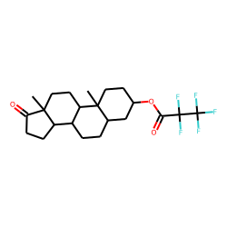 trans-Androsterone, pentafluoropropionate