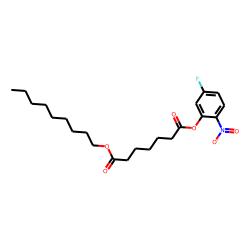 Pimelic acid, 2-nitro-5-fluorophenyl nonyl ester