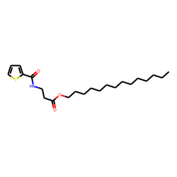 «beta»-Alanine, N-(thiophene-2-carbonyl)-, tetradecyl ester