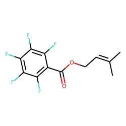 3-Methylbut-2-en-1-yl 2,3,4,5,6-pentafluorobenzoate