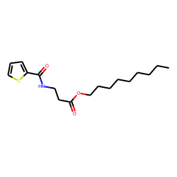«beta»-Alanine, N-(thiophene-2-carbonyl)-, nonyl ester