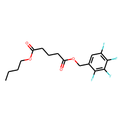 Glutaric acid, butyl 2,3,4,5-tetrafluorobenzyl ester