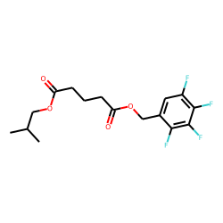 Glutaric acid, isobutyl 2,3,4,5-tetrafluorobenzyl ester