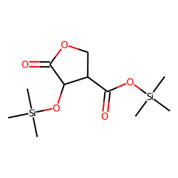 Pyrotartaric acid, Di-TMS
