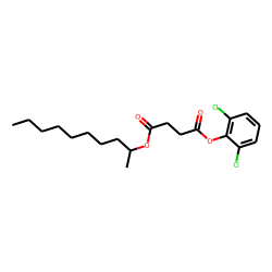 Succinic acid, dec-2-yl 2,6-dichlorophenyl ester