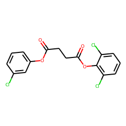Succinic acid, 3-chlorophenyl 2,6-dichlorophenyl ester