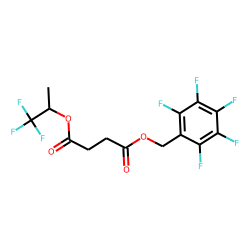 Succinic acid, 1,1,1-trifluoroprop-2-yl pentafluorobenzyl ester