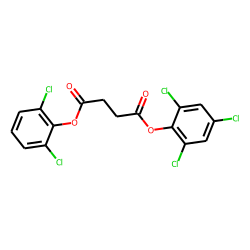 Succinic acid, 2,4,6-trichlorophenyl 2,6-dichlorophenyl ester