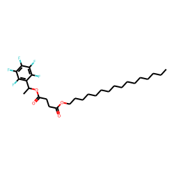 Succinic acid, hexadecyl 1-(pentafluorophenyl)ethyl ester