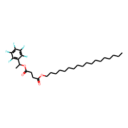 Succinic acid, octadecyl 1-(pentafluorophenyl)ethyl ester