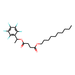 Succinic acid, decyl 1-(pentafluorophenyl)ethyl ester