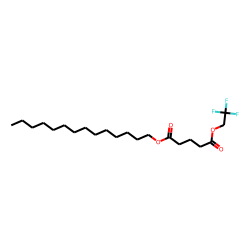 Glutaric acid, 2,2,2-triluoroethyl tetradecyl ester