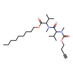 DL-Valyl-DL-Valine, N,N'-dimethyl-N'-(but-3-yn-1-yloxycarbonyl)-, nonyl ester