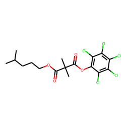 Dimethylmalonic acid, isohexyl pentachlorophenyl ester