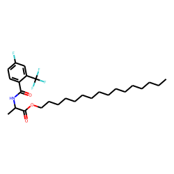D-Alanine, N-(4-fluoro-2-trifluoromethylbenzoyl)-, hexadecyl ester