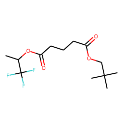 Glutaric acid, 1,1,1-trifluoroprop-2-yl neopentyl ester