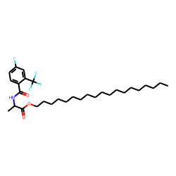 D-Alanine, N-(4-fluoro-2-trifluoromethylbenzoyl)-, nonadecyl ester