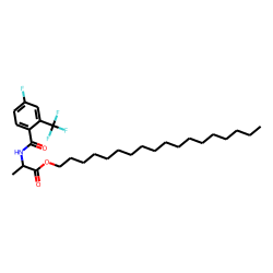 D-Alanine, N-(4-fluoro-2-trifluoromethylbenzoyl)-, octadecyl ester