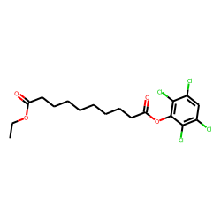 Sebacic acid, ethyl 2,3,5,6-tetrachlorophenyl ester