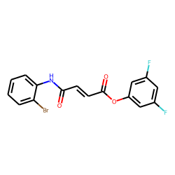 Fumaric acid, monoamide, N-(2-bromophenyl)-, 3,5-difluorophenyl ester