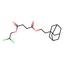 Succinic acid, 2-(adamant-1-yl)ethyl 2,2-dichloroethyl ester