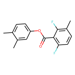 2,6-Difluoro-3-methylbenzoic acid, 3,4-dimethylphenyl ester