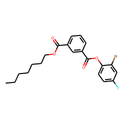 Isophthalic acid, 2-bromo-4-fluorophenyl heptyl ester