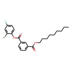 Isophthalic acid, 2-bromo-4-fluorophenyl nonyl ester