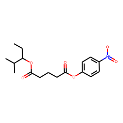 Glutaric acid, 2-methylpent-3-yl 4-nitrophenyl ester