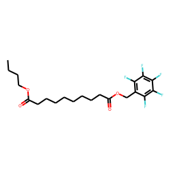 Sebacic acid, butyl pentafluorobenzyl ester