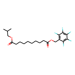 Sebacic acid, isobutyl pentafluorobenzyl ester