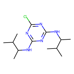 6-Chloro-N,N'-(1,2-dimethylpropyl)-[1,3,5]triazine-2,4-diamine