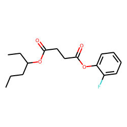 Succinic acid, 2-fluorophenyl 3-hexyl ester