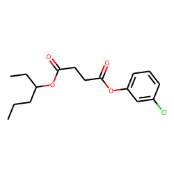 Succinic acid, 3-chlorophenyl 3-hexyl ester