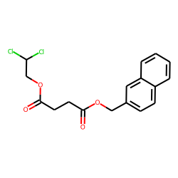 Succinic acid, 2,2-dichloroethyl 2-naphthylmethyl ester