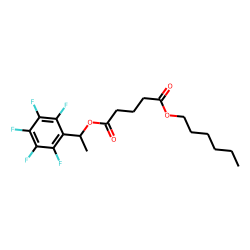 Glutaric acid, hexyl 1-(pentafluorophenyl)ethyl ester