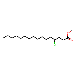 4-Chlorohexadecanoic acid, methyl ester