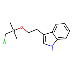 3-(2-Hydroxyethyl)indole, chloromethyldimethylsilyl ether