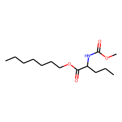 l-Norvaline, N-methoxycarbonyl-, heptyl ester